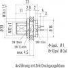 binder 86 0631 1000 00004 neupravený zástrčkový konektor pro senzory - aktory, 86 0631 1000 00004-20, piny: 4, 1 ks