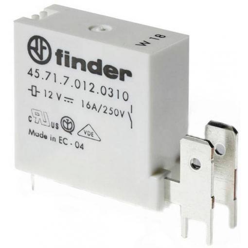 Finder 45.71.7.048.1310, 457170481310-50 relé do DPS, monostabilní, 1 cívka, 16 A, 1 ks