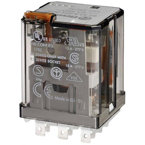 Finder 62.33.9.220.4300, 623392204300-10 zátěžové relé, monostabilní, 1 cívka, 250 V/AC, 16 A, 1 ks