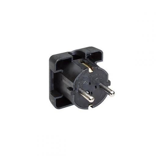 Bachmann 911.170 plochá zástrčka SchuKo 250 V černá