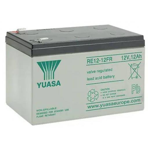 Yuasa RE12-12FR olověný akumulátor 12 V 12 Ah olověný se skelným rounem (š x v x h) 151 x 98 x 98 mm nepatrné vybíjení