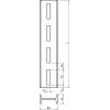 OBO Bettermann 6337244 I-stojina (d x š x v) 3000.00 x 80.00 x 42.00 mm 1 ks