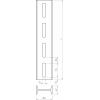 OBO Bettermann 6337244 I-stojina (d x š x v) 3000.00 x 80.00 x 42.00 mm 1 ks