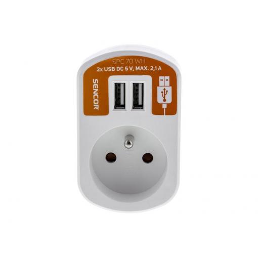 Zásuvka RETLUX RPC 70 White