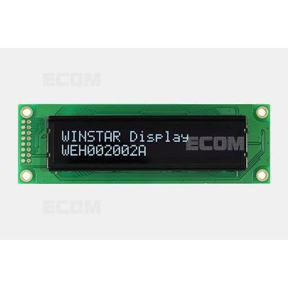 OLED znakový displej WEH002002AWPP5N00100, 2×20 znaků, 5 V