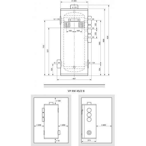 Vaillant zásobník en.třída EEK: B (A+ - F) 0010034126