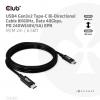 club3D Kabel USB-C USB 4.0 USB-C ® zástrčka 2.00 m černá CAC-1578
