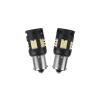 Autožárovka LED BA15S 12V CARCLEVER 30LED 3020SMD bílá 2ks