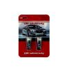 Autožárovka LED T10 12V CARCLEVER 4LED 2835SMD bílá 2ks