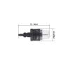 Autožárovka LED T20 (3157) 12V CARCLEVER 16LED 2835SMD bílá 2ks