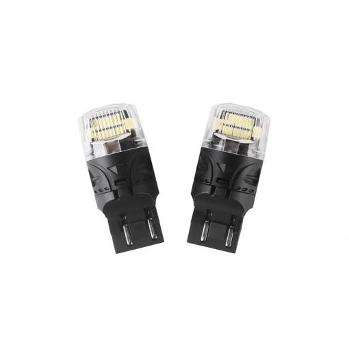 Autožárovka LED T20 (7443) 12V CARCLEVER 16LED 2835SMD bílá