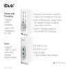 club3D USB-C® dokovací stanice 4K ChargingDock USB-C Vhodné pro značky (dokovací stanice pro notebook): Club 3D napájení USB-C®