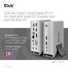 club3D USB-C® dokovací stanice 4K ChargingDock USB-C Vhodné pro značky (dokovací stanice pro notebook): Club 3D napájení USB-C®