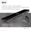 club3D USB-C® dokovací stanice 4K ChargingDock USB-C Vhodné pro značky (dokovací stanice pro notebook): Club 3D napájení USB-C®