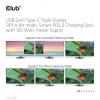 club3D USB-C® dokovací stanice 4K ChargingDock USB-C Vhodné pro značky (dokovací stanice pro notebook): Club 3D napájení USB-C®