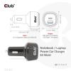 club3D CAC-1922 USB nabíječka, 1x USB A , 1x USB-C®, 63 W, černá
