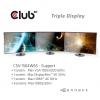 club3D USB-C® dokovací stanice ChargingDock USB-C Vhodné pro značky (dokovací stanice pro notebook): Club 3D integrovaná čtečka karet, napájení USB-C®
