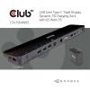 club3D USB-C® dokovací stanice ChargingDock USB-C Vhodné pro značky (dokovací stanice pro notebook): Club 3D integrovaná čtečka karet, napájení USB-C®