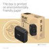 club3D CAC-1908 napájecí adaptér k notebooku, GaN, USB Power Delivery (USB-PD) , 1x USB-C®, 100 W, černá