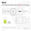 club3D CAC-1909EU napájecí adaptér k notebooku, 2x USB-C®, 45 W, Dodávka energie, černá