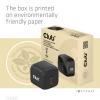 club3D CAC-1909EU napájecí adaptér k notebooku, 2x USB-C®, 45 W, Dodávka energie, černá