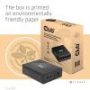 club3D CAC-1906 napájecí adaptér k notebooku, GaN, USB Power Delivery (USB-PD) , 3x USB-C®, 1x USB A , 132 W, Dodávka energie, černá