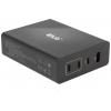 club3D CAC-1906 napájecí adaptér k notebooku, GaN, USB Power Delivery (USB-PD) , 3x USB-C®, 1x USB A , 132 W, Dodávka energie, černá