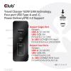 club3D CAC-1906 napájecí adaptér k notebooku, GaN, USB Power Delivery (USB-PD) , 3x USB-C®, 1x USB A , 132 W, Dodávka energie, černá