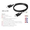 club3D DisplayPort kabel Konektor DisplayPort 1.20 m černá CAC-1091 Kabel DisplayPort
