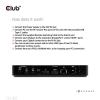club3D KVM Switch 4K60Hz přepínač KVM HDMI, DisplayPort dálkové ovládání 3840 x 2160 Pixel