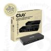 club3D KVM Switch 4K60Hz přepínač KVM HDMI, DisplayPort dálkové ovládání 3840 x 2160 Pixel