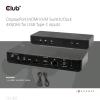 club3D KVM Switch 4K60Hz přepínač KVM HDMI, DisplayPort dálkové ovládání 3840 x 2160 Pixel
