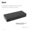 club3D KVM Switch 4K60Hz přepínač KVM HDMI, DisplayPort dálkové ovládání 3840 x 2160 Pixel