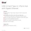 club3D CSV-1430A USB 3.0 / RJ45 adaptér černá 18 cm