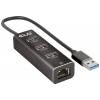 club3D CSV-1430A USB 3.0 / RJ45 adaptér černá 18 cm