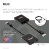 club3D AV adaptér Multi Streaming Transport Hub [HDMI - DisplayPort] 3840 x 2160 Pixel