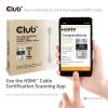 club3D HDMI kabel Zástrčka HDMI-A 1.50 m černá CAC-1370 HDMI kabel