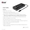 club3D USB-C® dokovací stanice USB-7-in1-HUB USB-C Vhodné pro značky (dokovací stanice pro notebook): Club 3D