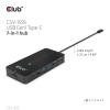 club3D USB-C® dokovací stanice USB-7-in1-HUB USB-C Vhodné pro značky (dokovací stanice pro notebook): Club 3D