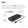 club3D USB-C® dokovací stanice USB-7-in1-HUB USB-C Vhodné pro značky (dokovací stanice pro notebook): Club 3D