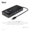 club3D USB-C® dokovací stanice USB-7-in1-HUB USB-C Vhodné pro značky (dokovací stanice pro notebook): Club 3D