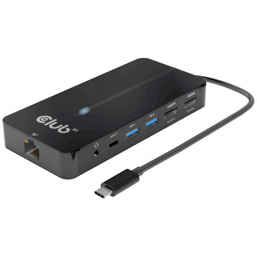 club3D USB-C® dokovací stanice USB-7-in1-HUB USB-C Vhodné pro značky (dokovací stanice pro notebook): Club 3D