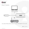 club3D Club 3D CAC-1519 - Netzwerkadapter - USB-C 3.2 Gen 1 adaptér 10 / 100 / 1000 MBit/s USB-C®, RJ45