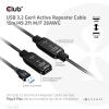 club3D USB kabel USB 3.2 Gen1 konektor rj45 15.00 m černá CAC-1406