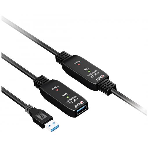 club3D USB kabel USB 3.2 Gen1 konektor rj45 15.00 m černá CAC-1406