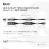 club3D USB kabel USB 3.2 Gen1 konektor rj45 10.00 m černá CAC-1405