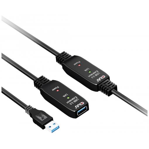 club3D USB kabel USB 3.2 Gen1 konektor rj45 10.00 m černá CAC-1405