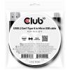 club3D USB kabel USB 3.2 Gen1 USB-A zástrčka, USB Micro-A zástrčka 1.00 m černá CAC-1408