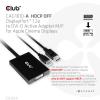 club3D CAC-1010-A DisplayPort / DVI adaptér [1x zástrčka DisplayPort, USB A - 1x DVI zásuvka 24+1pólová] černá 60 cm