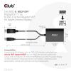 club3D CAC-1010-A DisplayPort / DVI adaptér [1x zástrčka DisplayPort, USB A - 1x DVI zásuvka 24+1pólová] černá 60 cm
